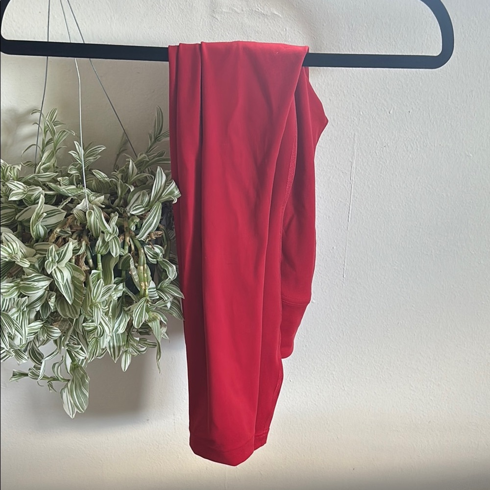 Lululemon Red Leggings